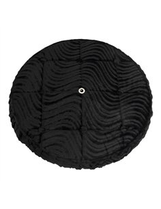 Spare Tire Cover Velour Black