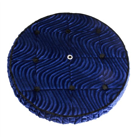 Spare Tire Cover Velour Blue