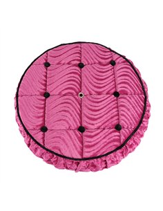 Spare Tire Cover Velour Dark Pink
