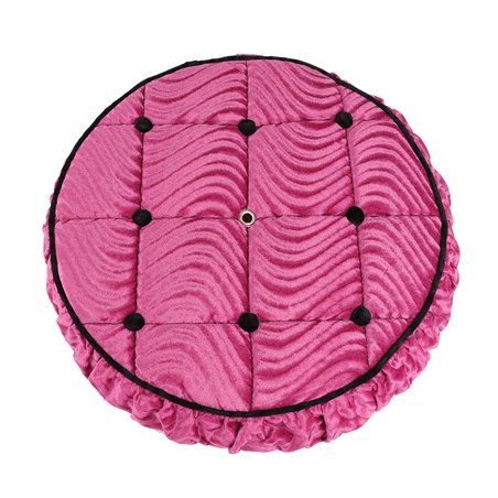 Spare Tire Cover Velour Dark Pink