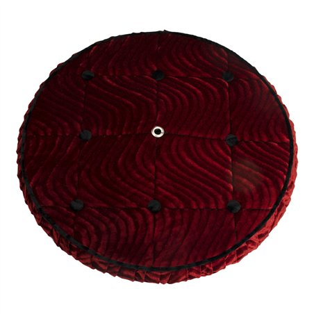 Spare Tire Cover Velour Red
