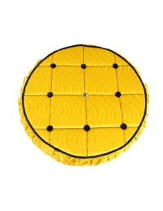 Spare Tire Cover Velour Yellow