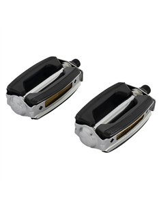 Pedals Krate 9/16" Chrome/Black