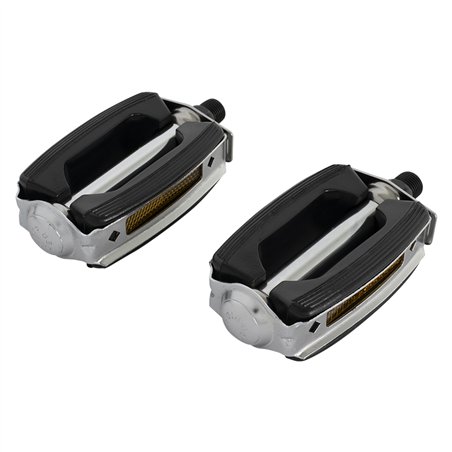 Pedals Krate 9/16" Chrome/Black