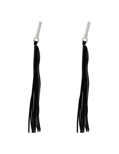 Streamers Leather Faux Black
