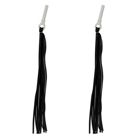 Streamers Leather Faux Black