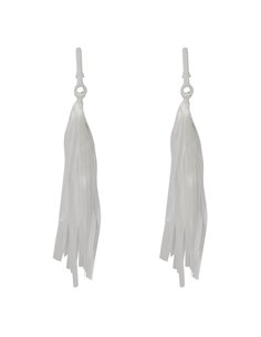 Streamers Cloth Ribbon White