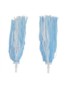 Streamers Plastic Blue/White