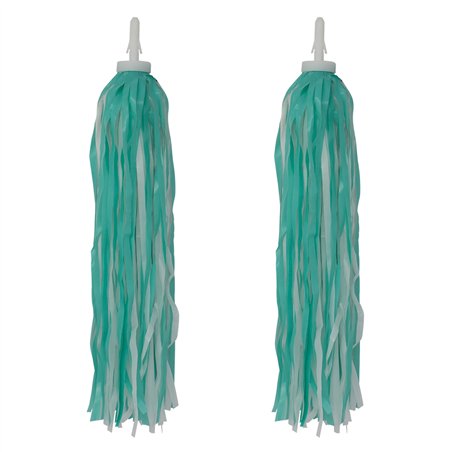 Streamers Plastic Green/White