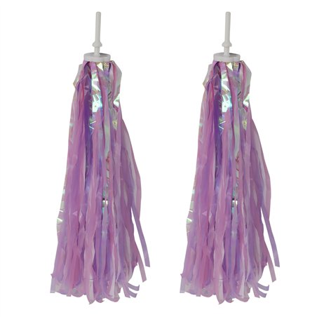 Streamers Plastic PE Cotton Candy Pink/Purple/White