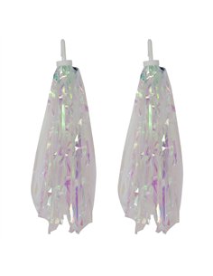 Streamers Plastic PE Laser Pink/White