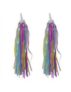 Streamers Plastic PE Pink/Yellow/Blue/White