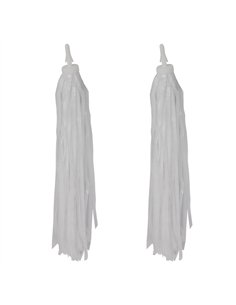 Streamers Plastic PE White