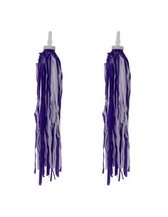 Streamers Plastic Purple/White