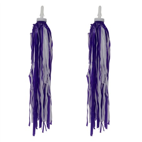 Streamers Plastic Purple/White