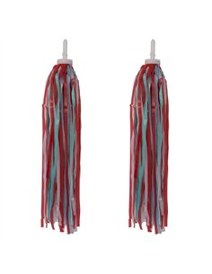 Streamers Plastic Red/White/Blue/Green