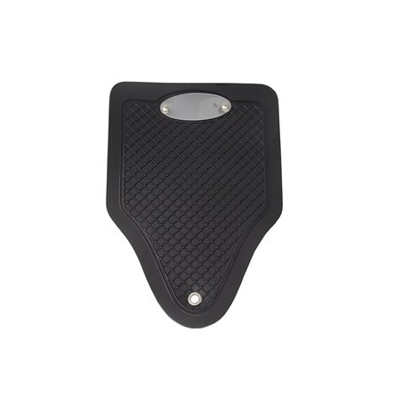 Mud Flap Fender Diamond Pattern Rubber Black
