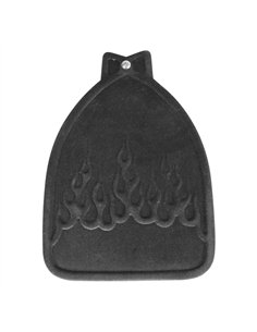 Mud Flap Flames Black