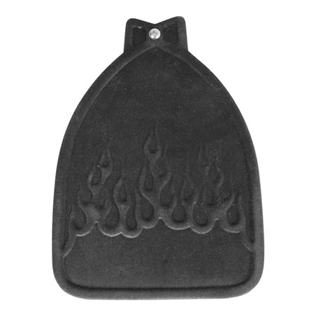 Mud Flap Flames Black