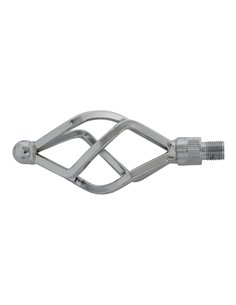 Pedals Oval Cage 1/2" Chrome