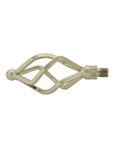 Pedals Oval Cage 1/2" Gold