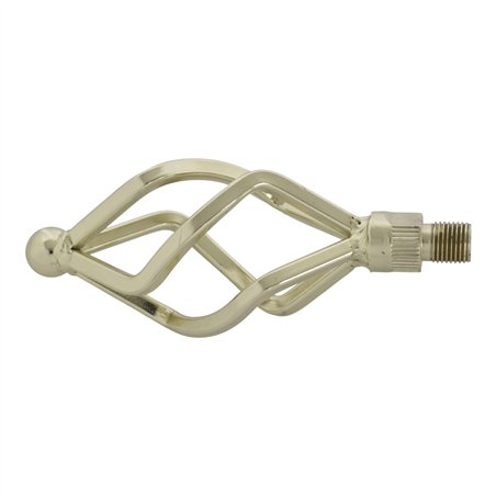 Pedals Oval Cage 1/2" Gold