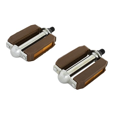 Pedals PVC 507 1/2" Chrome/Brown