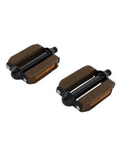 Pedals PVC 507 9/16" Black/Brown