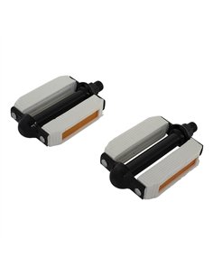 Pedals PVC 507 9/16" Black/White