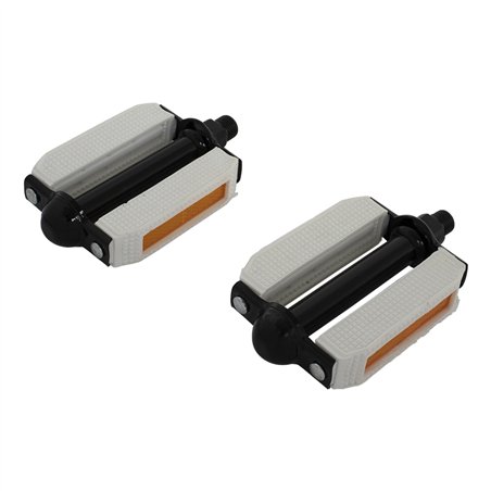 Pedals PVC 507 9/16" Black/White