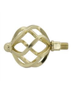 Pedals Round Cage 1/2" Gold