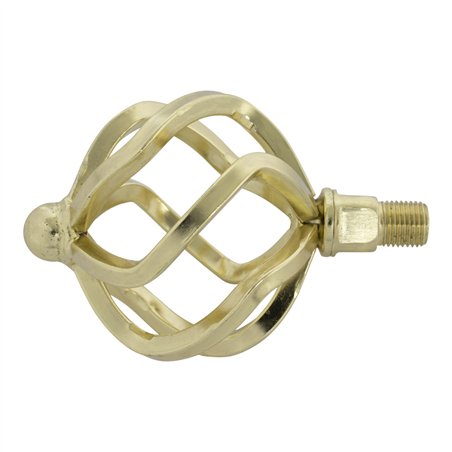 Pedals Round Cage 1/2" Gold