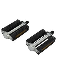 Pedals Square Cruiser 804 1/2" Chrome/Black