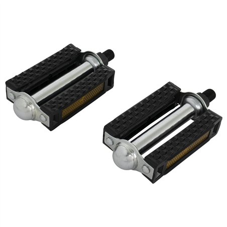 Pedals Square Cruiser 804 1/2" Chrome/Black