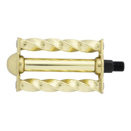 Pedals Square Twisted 1/2" Gold