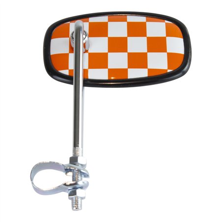 Mirror Checkered Orange/White