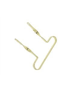 12" Bumper Flat Twisted Gold