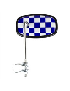 Mirror Checkered Blue/White