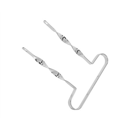 16" Bumper Flat Twisted Chrome