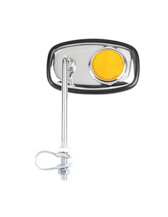 Mirror Classic EX-107 Chrome/Amber Reflector