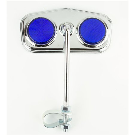 Mirror Diamond Chrome/Blue Reflectors