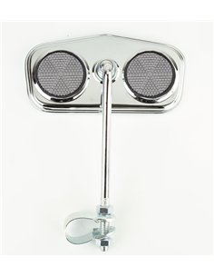 Mirror Diamond Chrome/Clear Reflectors