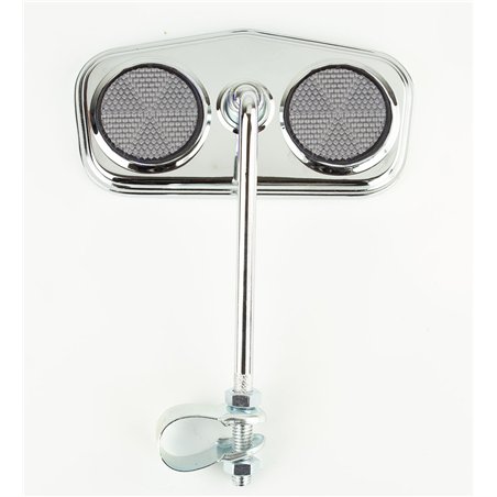 Mirror Diamond Chrome/Clear Reflectors