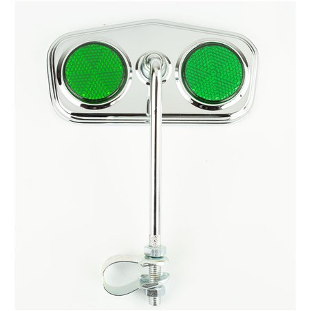 Mirror Diamond Chrome/Green Reflectors