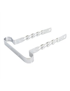 20" Bumper Double Flat Twisted Chrome