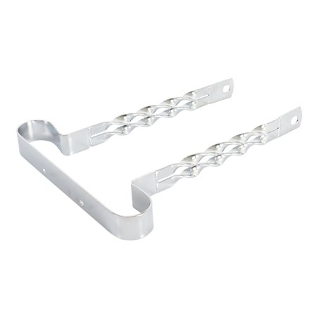 20" Bumper Double Flat Twisted Chrome