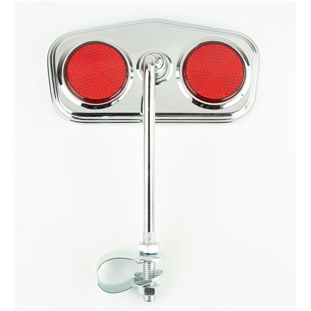 Mirror Diamond Chrome/Red Reflectors