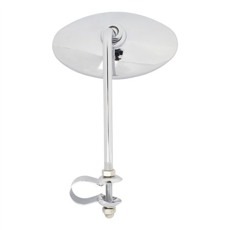 Mirror Oval Alloy Chrome