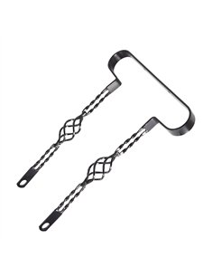 20" Bumper Double Flat Twisted w/Cage Black