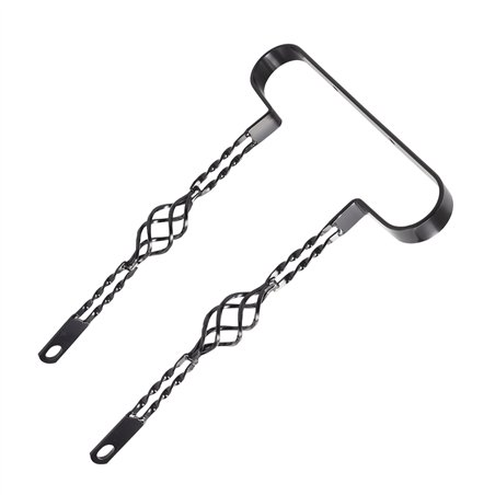 20" Bumper Double Flat Twisted w/Cage Black